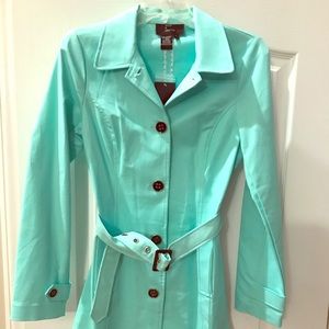Light Aqua Spring coat